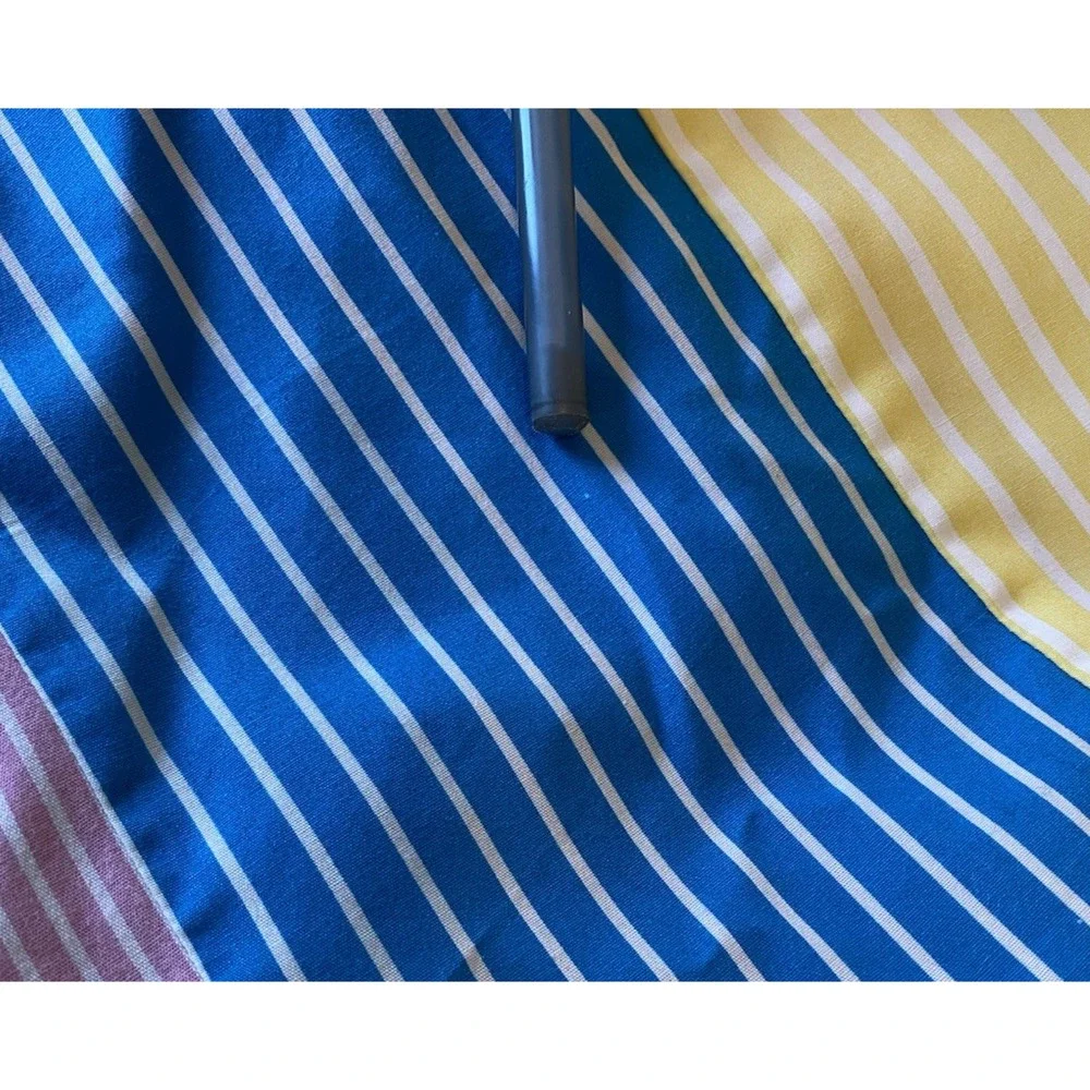 Solid & Striped Oxford Tunic Shirt Coverup XS Colorblock Stripe Beach Resort - Picture 14 of 16